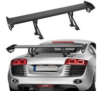 VEVOR Aileron d'aile de Style GT, 1100 mm, becquets arrière universels, avec Pont Unique, matériau Aluminium léger réglable, Spoilers arrière de Voiture, aileron de Course BGW/JDM de dérive, Noir Mat