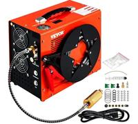 VEVOR Air Compressor PCP 30MPa High Pressure Air Pump 22011012V Air Compressor Auto Shut-Off Suitable for Air Rifles Paintball Tan