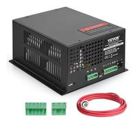 VEVOR Alimentation Laser CO2, Alimentation pour Tube Laser 60 W, Protection contre Courant Constant et Circuits Ouverts, Dissipation Thermique Rapide, Compatible avec Graveurs et Découpeurs Laser