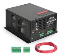 VEVOR Alimentation Laser CO2, Alimentation pour Tube Laser 60 W, Protection contre Courant Constant et Circuits Ouverts, Dissipation Thermique Rapide, Compatible avec Graveurs et Découpeurs Laser