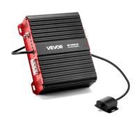 VEVOR Ampli Voiture Monobloc, Amplificateur Audio Auto 1 Canal, Classe D, 2000 W RMS Max, Stable sous 1/2/4 ohms, avec Télécommande pour Niveau du Subwoofer, Filtre Passe-bas, Amplification des Basses