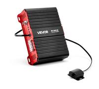 VEVOR Ampli Voiture Monobloc, Amplificateur Audio Auto 1 Canal 1500 W RMS Max, Stable sous 1/2/4 ohms, avec Télécommande pour Niveau du Subwoofer, Filtre Passe-bas, Amplification des Basses