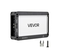 VEVOR Amplificateur Audio Voiture, Ampli de Puissance à 4 Canaux Pontables pour Subwoofer, Classe D à Gamme Complète, Amplificateur Multicanal Stéréo Max. 4x420 W sous 4 ohms/4x600 W sous 2 ohms