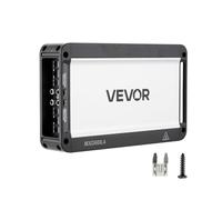 VEVOR Amplificateur Audio Voiture, Ampli de Puissance à 4 Canaux Pontables pour Subwoofer, Classe D à Gamme Complète, Amplificateur Multicanal Stéréo Max. 4x420 W sous 4 ohms/4x600 W sous 2 ohms