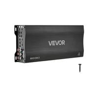 VEVOR Amplificateur Audio Voiture, Ampli de Puissance à 5 Canaux Pontables avec Sortie Subwoofer Dédiée, Classe D, 4x100W + 1x500W RMS sous 2 ohms, Amplificateur Multicanal Stéréo pour SUV, MPV