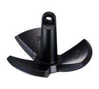 VEVOR Ancre de Rivière 13,6 kg, Ancre de Bateau en Fonte avec Revêtement en Vinyle et Manille, Ancre Champignon de Qualité Marine pour Bateaux Jusqu'à 9,1 m, pour Rivières et Lacs à Fond de Boue Quai