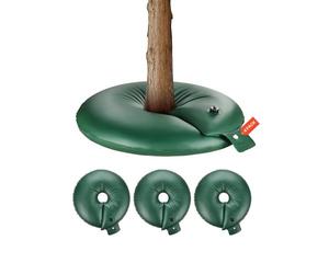 VEVOR Anneau d'arrosage d'arbres, 4 paquets, sac d'arrosage, 75,7 L, bague d'irrigation rechargeable robuste, libération lente de 6 à 9 heures, pour irrigation goutte à goutte des racines des arbustes