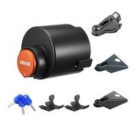 VEVOR Antivol Attelage Remorque Compatible avec Coupleurs Boule Bord Plat 50,6 mm et 58,6 mm, Verrou Attelage Remorque avec 3 Clés, Verrouillage de Haute Sécurité pour Camping-cars, Remorques, Bateaux