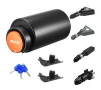 VEVOR Antivol Attelage Remorque Compatible avec Coupleurs 50,6 mm 58,6 mm, Verrou Attelage Remorque Robuste avec 3 Clés, Anticorrosion, Verrouillage de Sécurité pour Camping-cars, Remorques, Bateaux