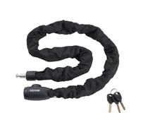VEVOR Antivol de chaîne de vélo antivol de sécurité pour vélo 1,2 m 8 mm 4 clés