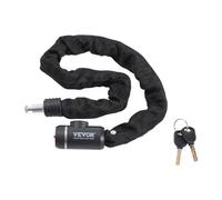 VEVOR Antivol de chaîne de vélo antivol de sécurité pour vélo 85 cm 8 mm 2 clés