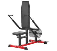 VEVOR Appareil de Musculation pour Dip Assis Capacié de 204 kg, Presse à Triceps et Biceps avec Barre de Câble, Siège et Dossier Réglables, Équipement d’Entraînement Pertoral, pour le Haut du Corps