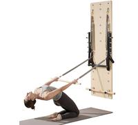 VEVOR Appareil de Pilates Reformer Mural, Planche à Ressorts de Pilates en Bois d'Érable, Équipement d'Exercice avec Ressorts de Résistance, Entraîneur de Yoga Flexibilité et Équilibre, Gym Domicile