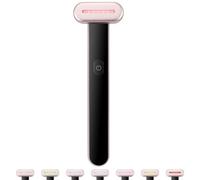 VEVOR Appareil de thérapie à la lumière rouge pour visage, baguette de thérapie à la lumière rouge portable à LED 7 couleurs avec thérapie thermique, massage vibration à microcourant pour visage, cou