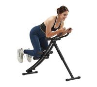 VEVOR Appareil d'Entraînement Abdominal à Double Piste, Machine Abdominale Capacité de Charge de 200 kg, Entraîneur Abdominal et Force de Base Pliable et Réglable, Équipement pour Domicile Gym