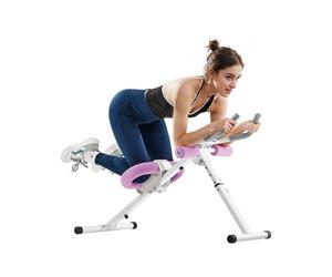 VEVOR Appareil d'Entraînement Abdominal Réglable, Machine Abdominale Capacité de Charge 150 kg, Entraîneur Abdominal et Force de Base Pliable, en Acier au Carbone, Équipement pour Domicile Gym