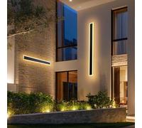 VEVOR Applique Murale d'Extérieur, 10 W, Éclairage Extérieur Mural, Lot de 2, Appliques Murales Modernes LED, 1 m, Blanc Chaud 3000 K, Étanche IP65, Lumière Multidirectionnelle, pour Porche, Garage