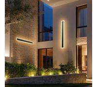 VEVOR Applique Murale d'Extérieur, 8 W, Éclairage Extérieur Mural, Lot de 2, Appliques Murales Modernes LED, 80 cm, Blanc Chaud 3000 K, Étanche IP65, Lumière Multidirectionnelle, pour Porche, Garage