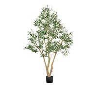 VEVOR Arbre Artificiel Plante Artificielle Faux Olivier 1,8 m Déco d'Intérieur