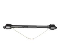 VEVOR Arbre de Transmission T4 Arbre à Cardan Prise de Force Extrémité Tracteur 34,9 mm à 6 Cannelures, Extensible 1100-1550 mm, pour Tondeuses, Débroussailleuses, Motoculteurs, Épandeurs d'Engrais