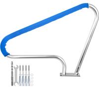 VEVOR Arc de poignée rampe de piscine 48 "x32" main courante piscine inox avec cache poignée