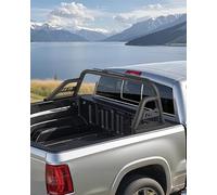 VEVOR Arceau de Sécurité Arrière pour Pick-up, Barre de Benne Réglable Universel, Compatible avec Pickup Pleine Grandeur, en Acier au Carbone, avec Support d'Extension pour Éclairage, Rack Non Inclus
