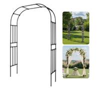 VEVOR Arche de Jardin Mariage Métal 240x150x40 cm pour Plantes Grimpantes Roses