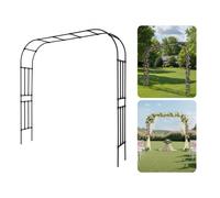 VEVOR Arche de Jardin Mariage Métal 240x250x40 cm pour Plantes Grimpantes Roses