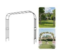 VEVOR Arche de Jardin Mariage Métal 240x320x40 cm pour Plantes Grimpantes Roses