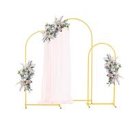 Arche de Mariage Lot de 3-VEVOR-Support de Fond Arche 1,8 m 1,5 m 1,2 m pour Décoration de Mariage, Anniversaires