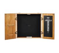 VEVOR Armoire à Fléchettes en Bois Massif, Coffret Dissimulée de Taille Officielle avec Tableau de Score et Accessoires, Assemblage Facile, pour Jeux de Cricket (Cible de Fléchettes Non Incluse)