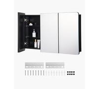 VEVOR Armoire à pharmacie murale 1017 x 647 mm avec miroir et étagères réglables