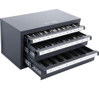 VEVOR Armoire de distribution de fraises à queue, armoire d'organisation de fraises à queue avec trois tiroirs pour 1/8" à 1", armoire d'organisation de distributeurs de fraises à queue en acier avec