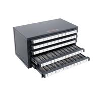 VEVOR Armoire de distribution de tarauds, organisateur de tarauds avec 5 tiroirs pour #2-56-#12-28 Armoire d'organisation de distributeurs de tarauds en acier avec étiquettes, armoire empilable avec 6