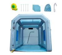 VEVOR Armoire de Peinture Gonflable 4x2,95x2,75 m Cabine de Peinture Gonflable Tente Peinture Gonflable Automobile en Oxford 210D Souffleurs 950 W