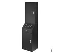 VEVOR Armoire de rangement pour salon avec supports de sèche-cheveux et tiroir