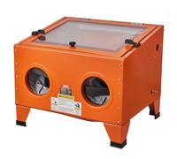 VEVOR Armoire de sablage, 25 gal armoire de sablage portable 40 à 120 psi, sableuse en acier robuste avec pistolet de sablage et 4 buses en céramique pour enlever la peinture, les taches et la rouille