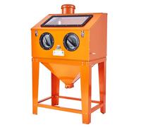 VEVOR Armoire de sablage 90 gal système de collecte de poussière de 1,8 gal, armoire de sablage 40-120 PSI avec support, avec pistolet de sablage et 4 buses pour peinture, élimination de la rouille