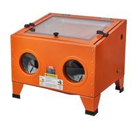 VEVOR Armoire de sablage, 25 gal armoire de sablage portable 40 à 120 psi, sableuse en acier robuste avec pistolet de sablage et 4 buses en céramique pour enlever la peinture, les taches et la rouille
