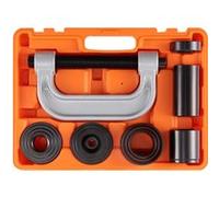 VEVOR Extracteur de Joint à Rotule 21PCS Arrache Rotules en Acier avec Adaptateurs Multi-Tailles Kit de Démontage et Montage Joints à Rotules Joint en U Goupille d'Ancrage de Frein Véhicules 2WD 4WD