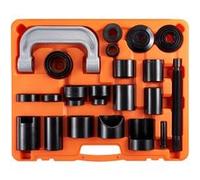 VEVOR Extracteur de Joint à Rotule 23PCS Arrache Rotules en Acier avec Adaptateurs Multi-Tailles Kit de Démontage et Montage Joints à Rotules Joint en U Goupille d'Ancrage de Frein Véhicules 2WD 4WD