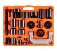 VEVOR Extracteur de Joint à Rotule 25PCS Arrache Rotules en Acier avec Adaptateurs Multi-Tailles Kit de Démontage et Montage Joints à Rotules Joint en U Goupille d'Ancrage de Frein Véhicules 2WD 4WD
