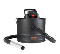 VEVOR Aspirateur à Cendres, 15 L, Aspirateur de Cheminée avec Aspiration Inversée, Câble d'Alimentation 1,8 m, Puissance d'Aspiration Max. 10 kPa, Filtre HEPA, pour Cheminée, Foyer, Barbecue, Atelier