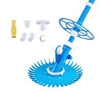 VEVOR Aspirateur de piscine à aspiration automatique avec 12 tuyaux, nettoyeur de piscine à aspiration latérale, pour piscines creusées et hors sol jusqu'à 6,1 x 10,7 m, pour carrelage, fibre de verre