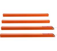 VEVOR Assistant de levage de hayon de remorque à 2 côtés 163 kg, compatible avec hayon et rampe de remorque ouverts, avec rails latéraux de 25,4 à 61 cm et hayons ou rampes de 1,22 à 1,83 m