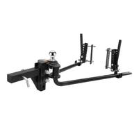 VEVOR Attelage de Distribution de Poids 680 kg Attelage de Répartition de Charge avec Tige 50 mm, Boule 58,7 mm, Contrôle de Balancement Remorque pour Nivellement de Charge, Revêtement en Poudre Noir