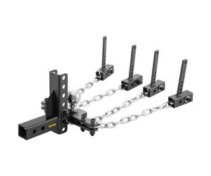 VEVOR Attelage de Distribution de Poids Remorque 4500 kg Attelage de Répartition du Poids avec 4 Chaînes Support de Boule Universel, Kit de Système d'Attelage Acier Dispositif d'Attache pour Remorque