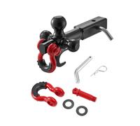 VEVOR Attelage de remorque trois boules avec crochet et anneau en D Taille de boule de remorque 1-7/8"" 2"" et 2-5/16"" pour rcepteur d'attelage