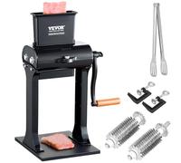 VEVOR Attendrisseur de Viande Commercial, attendrisseur de Viande Robuste en Acier Inoxydable, Outil de Cuisine Manuel Rapide et Facile, Port d'alimentation de 14,7 cm pour bœuf, Dinde, Poulet, Porc