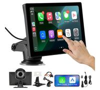 VEVOR Autoradio Écran Tactile 229 mm CarPlay Android Auto avec 2 Caméras Voiture